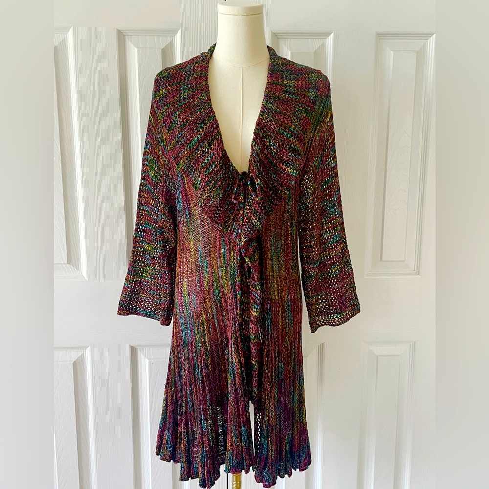 Multicolor Women's Cardigan Sweater